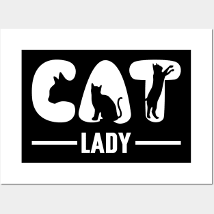 Cat Lady Posters and Art